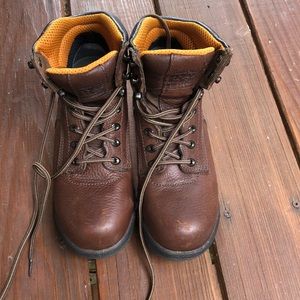 Steel toe Timberland Work Boots